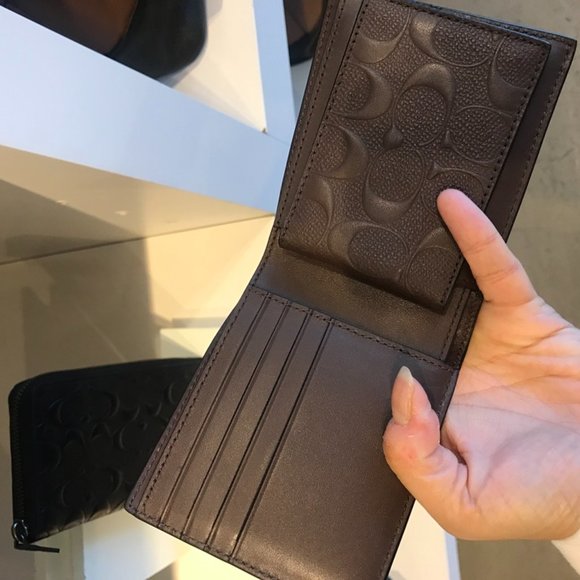 COACH men’s Compact Id Wallet WALLET - Picture 7 of 7